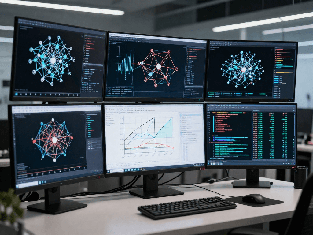 Wie belt er? In een technologieomgeving met softwareontwikkeling, cloud computing en AI-technologie.