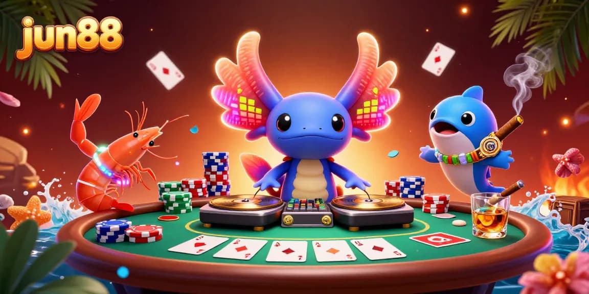 Experience engaging gameplay at jun88 with vibrant 3D characters and dynamic casino elements.