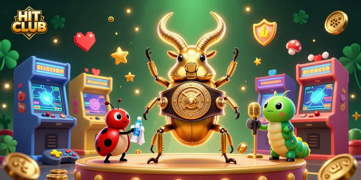 Engage with the HIT CLUB experience through vibrant gaming elements in a thrilling setting.