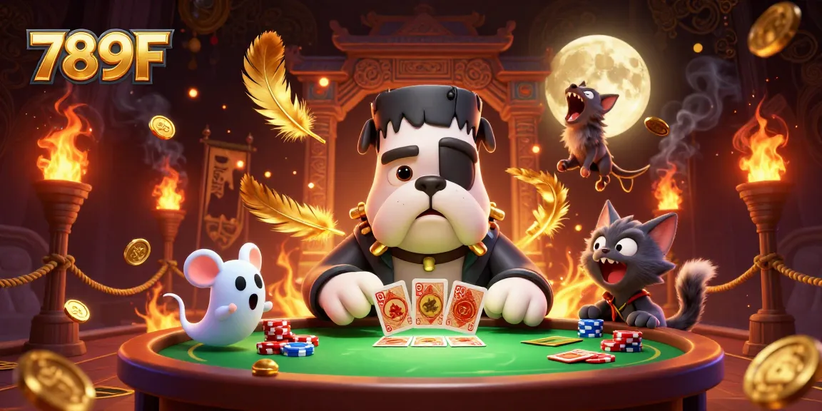 Experience thrilling gameplay at 789F with our dynamic casino scene featuring a magical atmosphere and engaging characters.