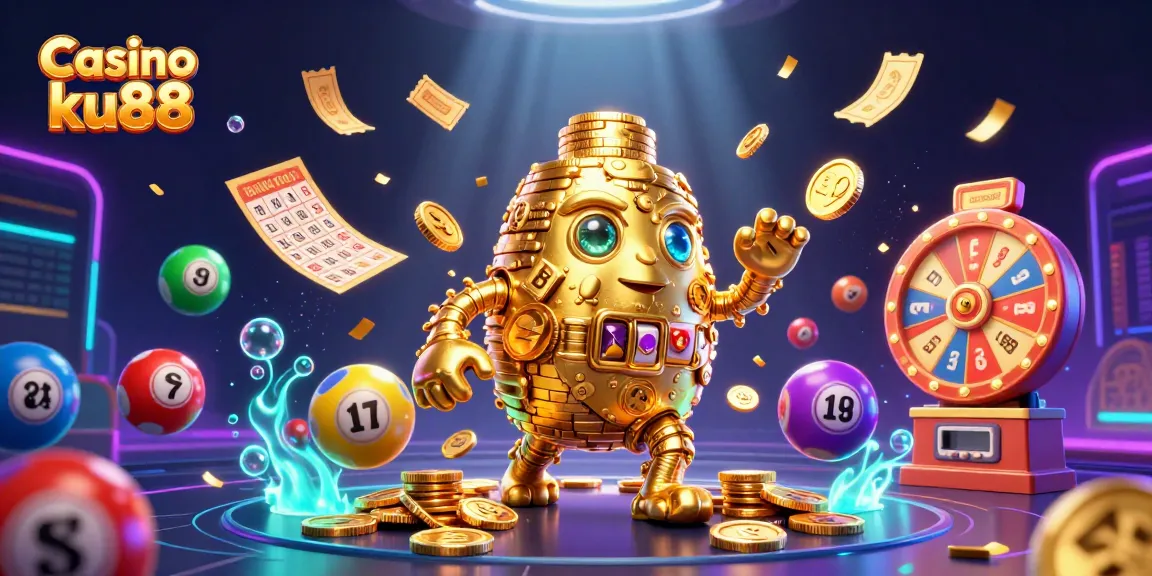 Engage in thrilling gaming at Casino ku88 with golden golem and dynamic prize elements.