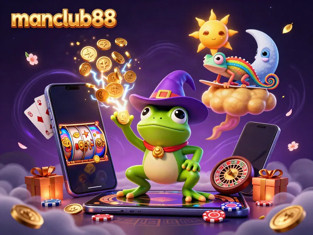 experience a thrilling manclub88 gaming adventure with magical characters and vibrant casino elements