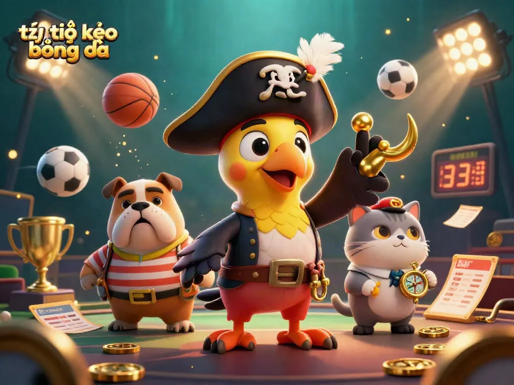 Experience dynamic tỷ lệ kèo bóng đá sports betting with colorful characters and exciting game elements.