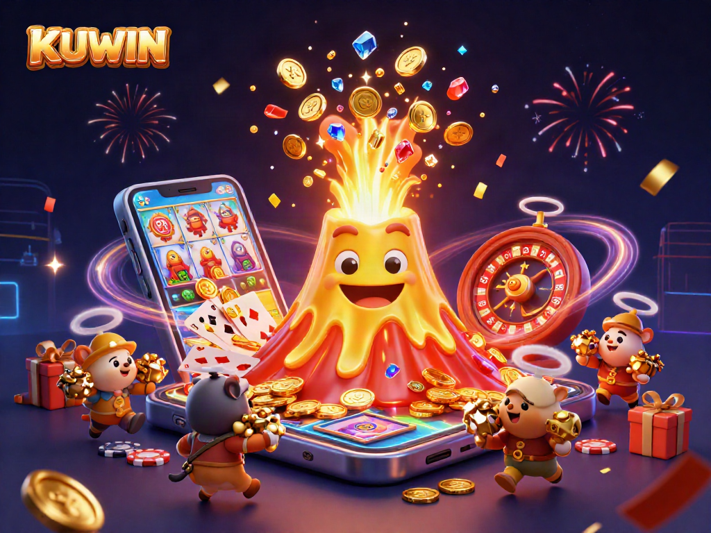 KUWIN encourages players to spin and win with vibrant slot adventures and treasure-filled excitement.
