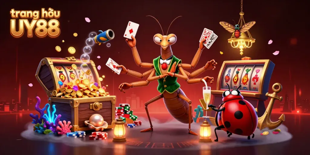 Experience dynamic gameplay at trang chủ UY88 with vibrant characters and exciting casino elements.