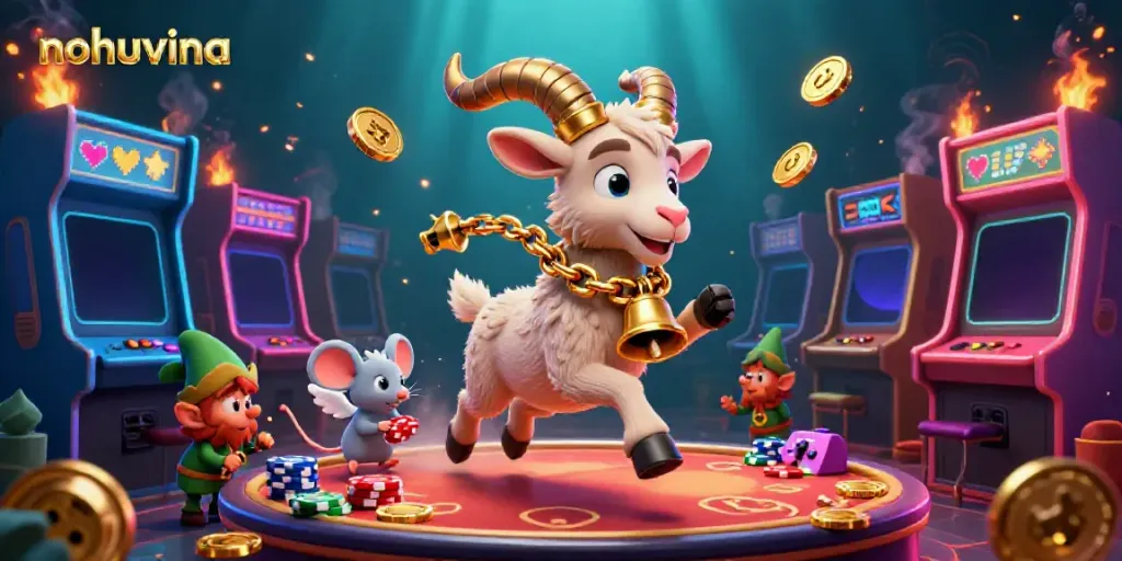Engage with nohuvina’s festive casino where mischievous elves steal chips and chaos ensues!
