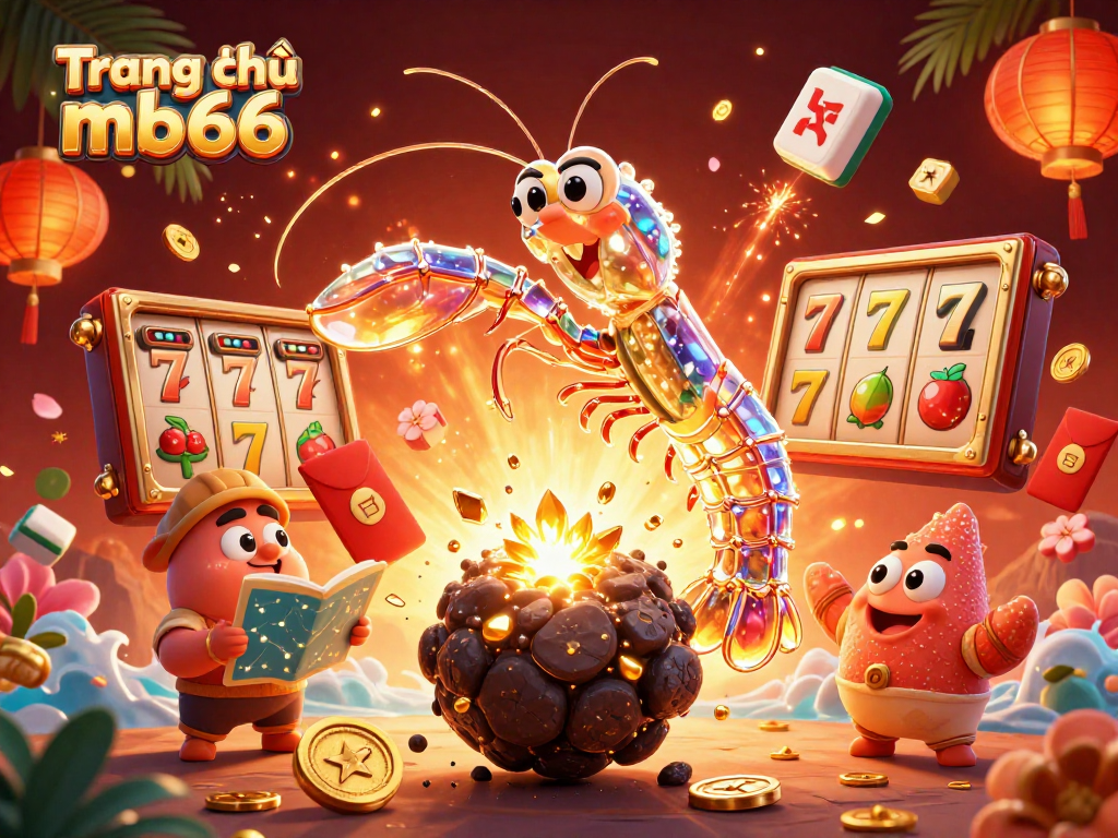 Experience thrilling casino action with Trang chủ mb66, featuring galactic characters and vibrant slot elements.
