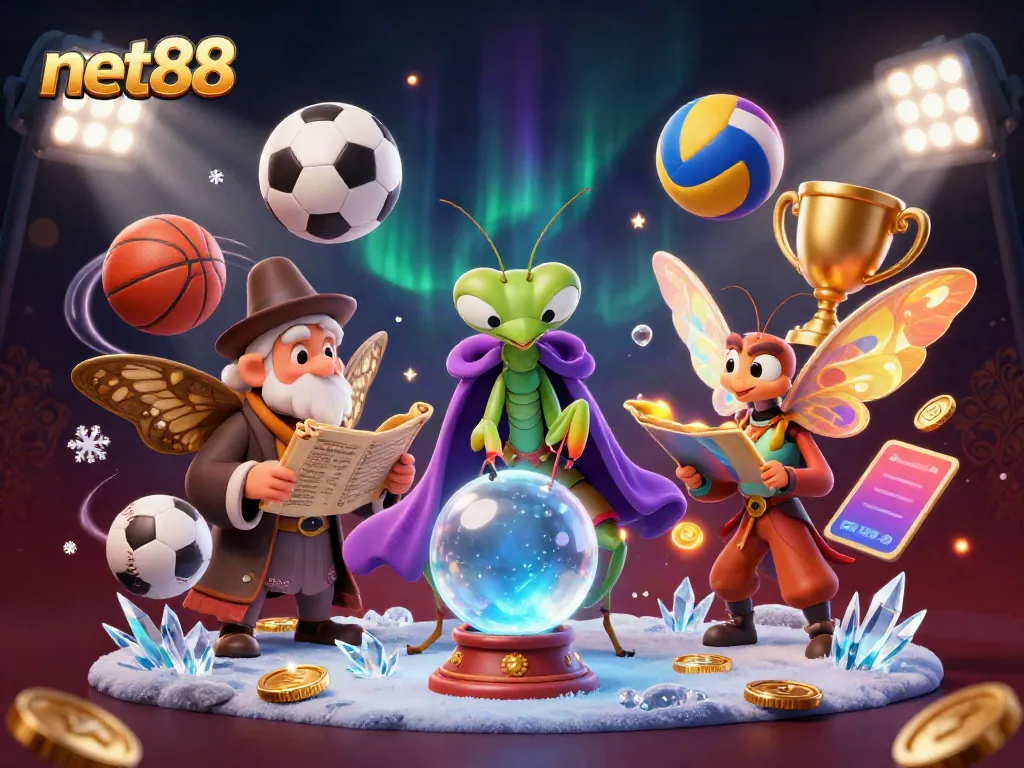 Experience thrilling gameplay with net88 featuring dynamic sports elements, vibrant characters, and exciting betting visuals.