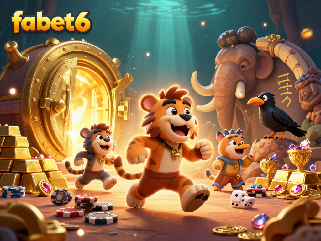 Experience the excitement of fabet6 where a prehistoric duo runs a colorful casino filled with treasures.
