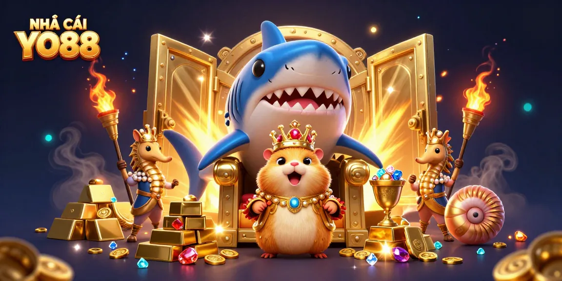 Experience thrilling gameplay at NHÀ CÁI YO88 with vibrant gaming characters and rich casino elements.