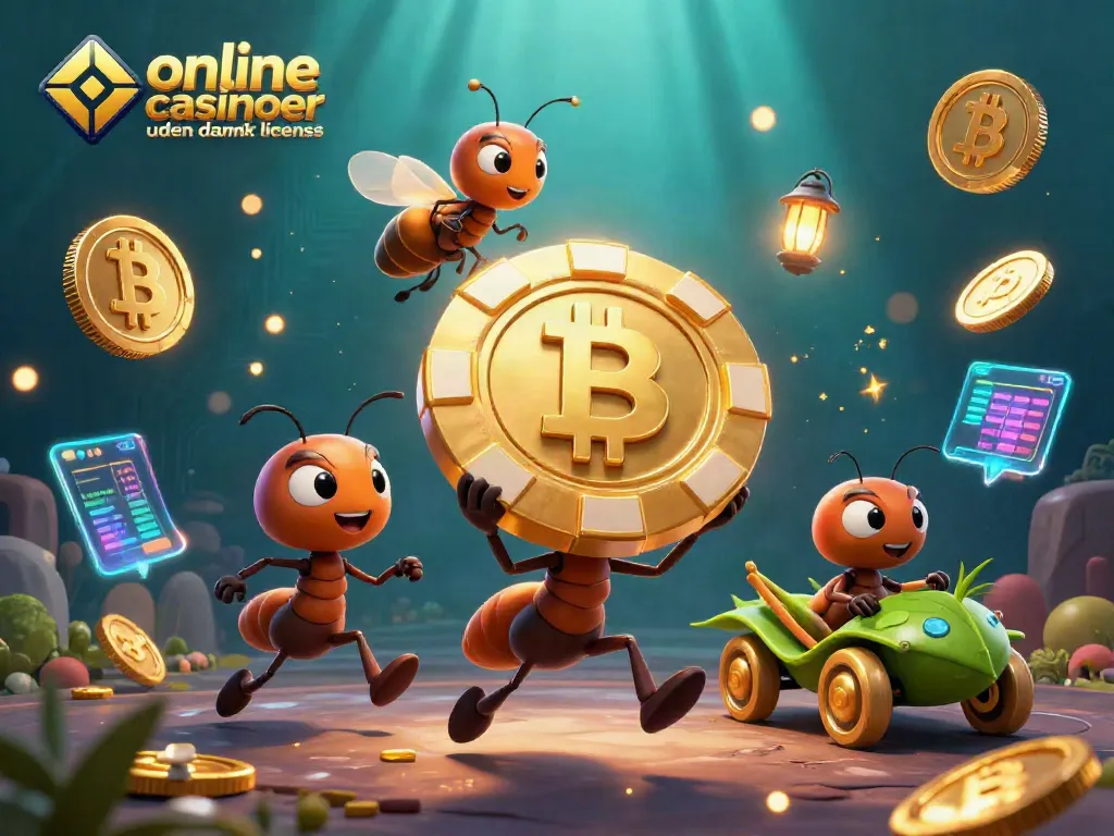 Explore thrilling online casinoer uden dansk licens with our dynamic illustration featuring cartoon characters in a heist.