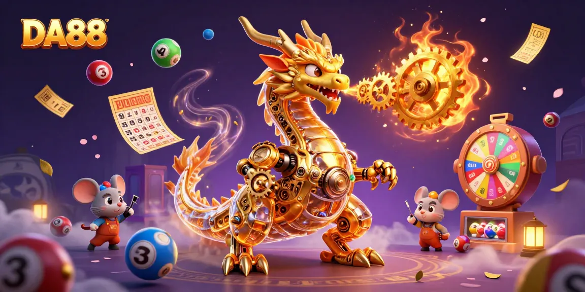 Experience thrilling gaming strategies with DA88 in this vibrant 3D casino illustration.