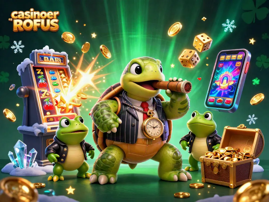 Experience thrilling gameplay at casinoer uden ROFUS with vibrant characters and dynamic casino elements.
