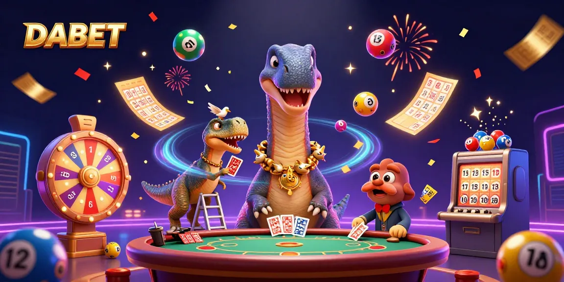 DABET offers an exciting gaming experience featuring vibrant lottery elements and a dynamic casino atmosphere.