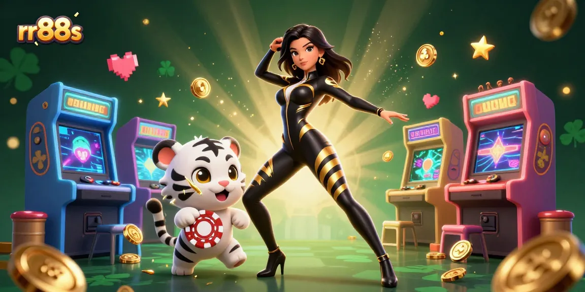 Engage with thrilling casino adventures at rr88s, featuring a stylish betting scene with vibrant game elements.
