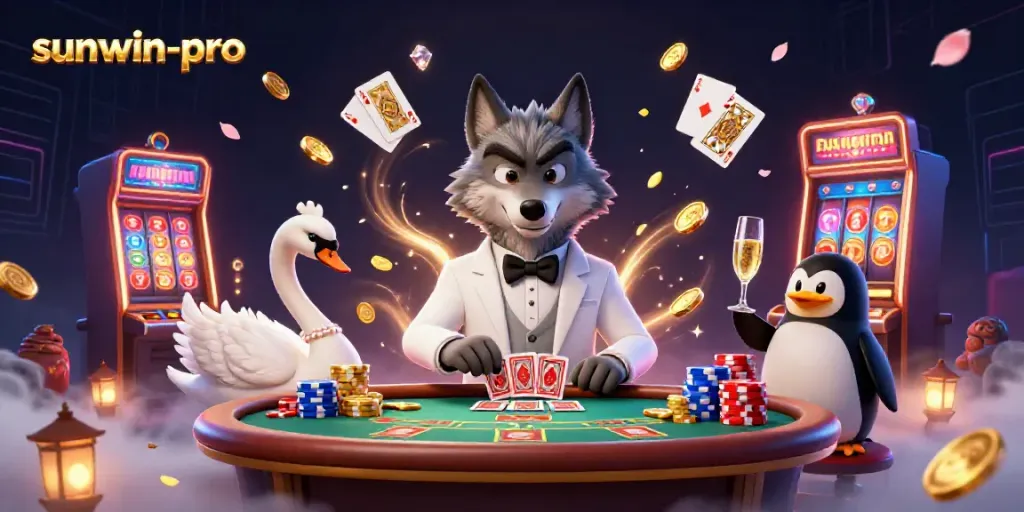 Experience the excitement of sunwin-pro casino gaming with dynamic characters and rich visuals.