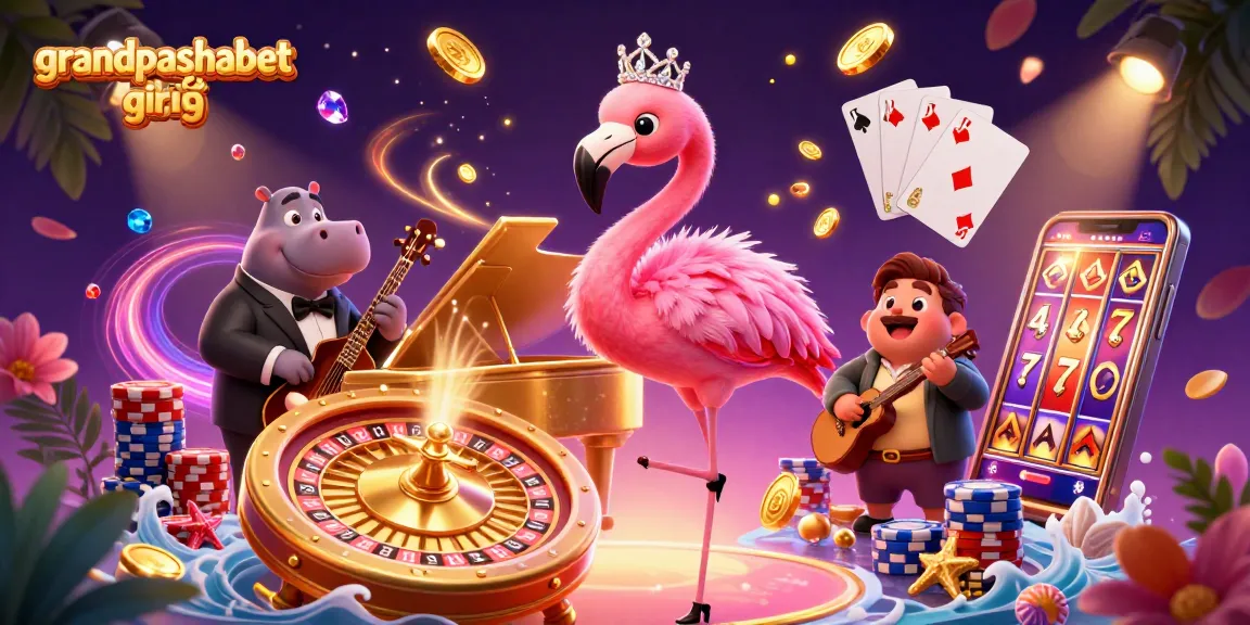 Experience grandpashabet giriş with vibrant characters and casino elements, showcasing dynamic gameplay.