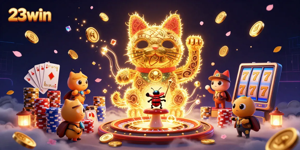 Experience thrilling moments with 23win while enjoying the dazzling casino atmosphere.