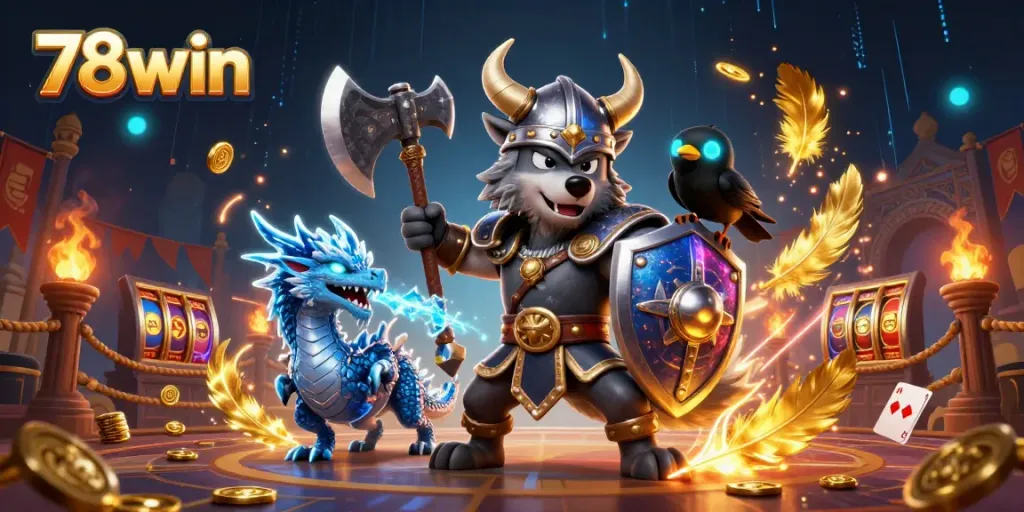 Engage with 78win by exploring vibrant, immersive gaming adventures in a fantastical casino setting.