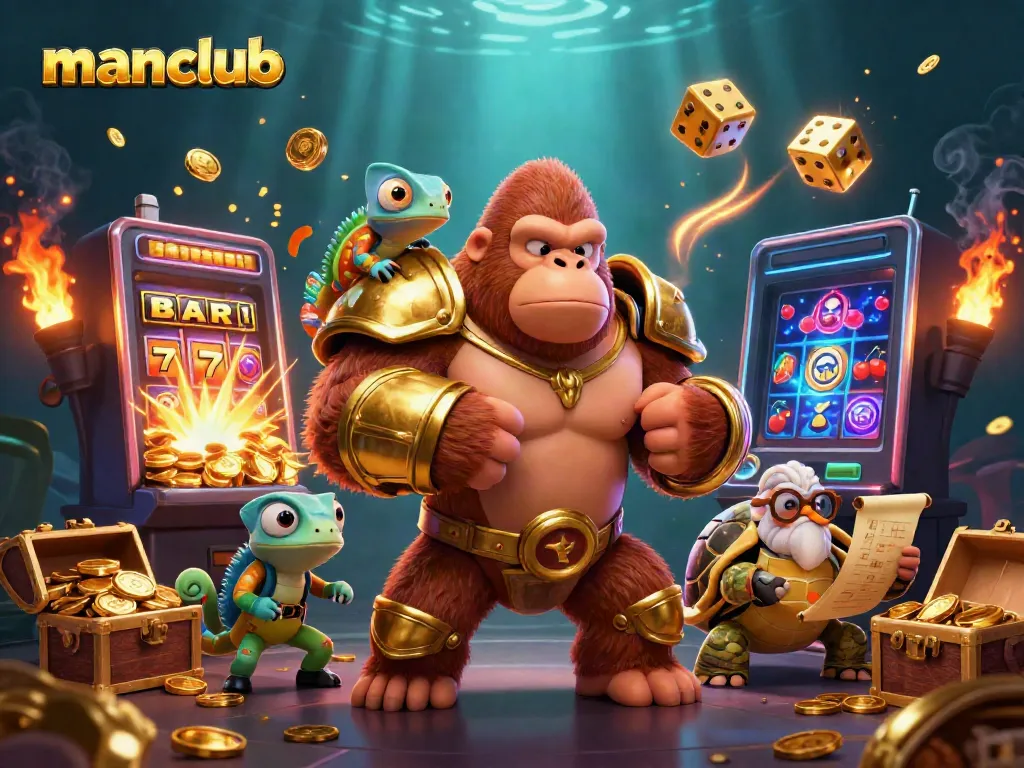 Win big with manclub at an exciting casino world featuring dynamic characters and jackpots.