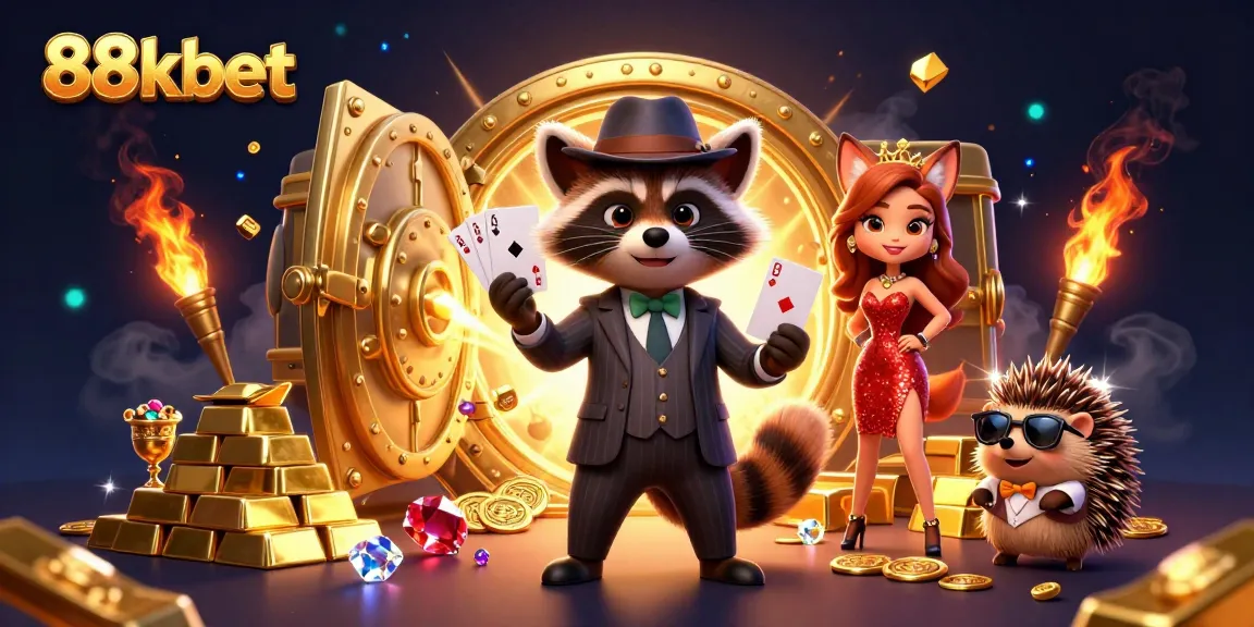 Experience thrilling gameplay at 88kbet with immersive characters and dazzling casino treasures.