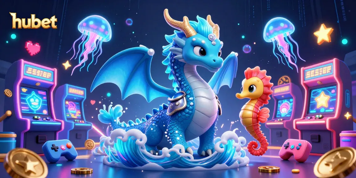 Engage with hubet's exciting casino experience featuring a vibrant underwater adventure with animated characters and game elements.