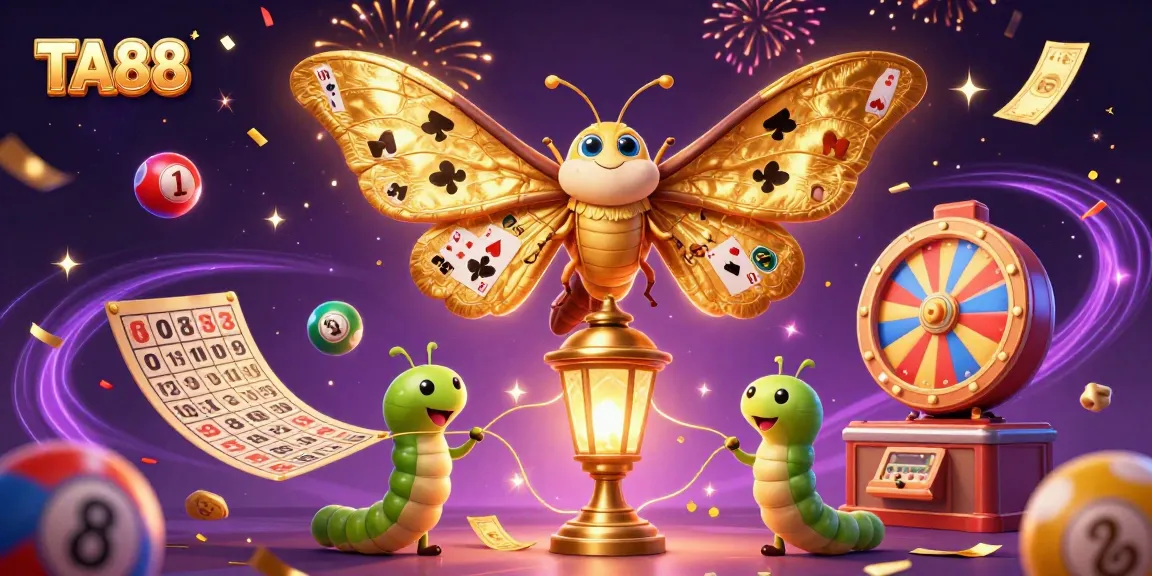 TA88 lottery excitement in a vibrant 3D illustration with dynamic gaming elements.