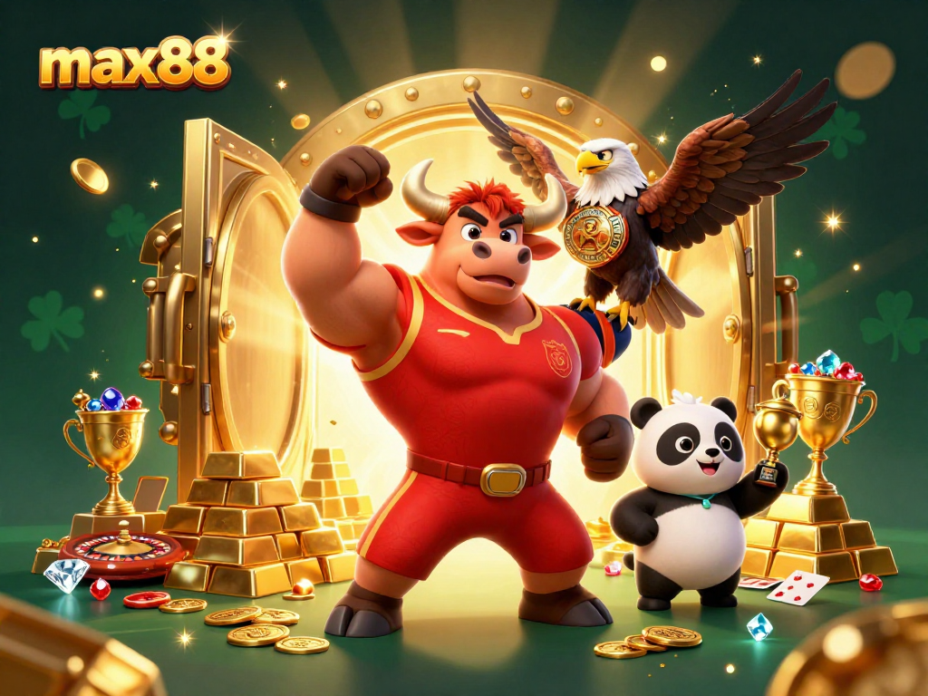 Experience max88's thrilling live casino action with vibrant characters and dynamic gaming elements.