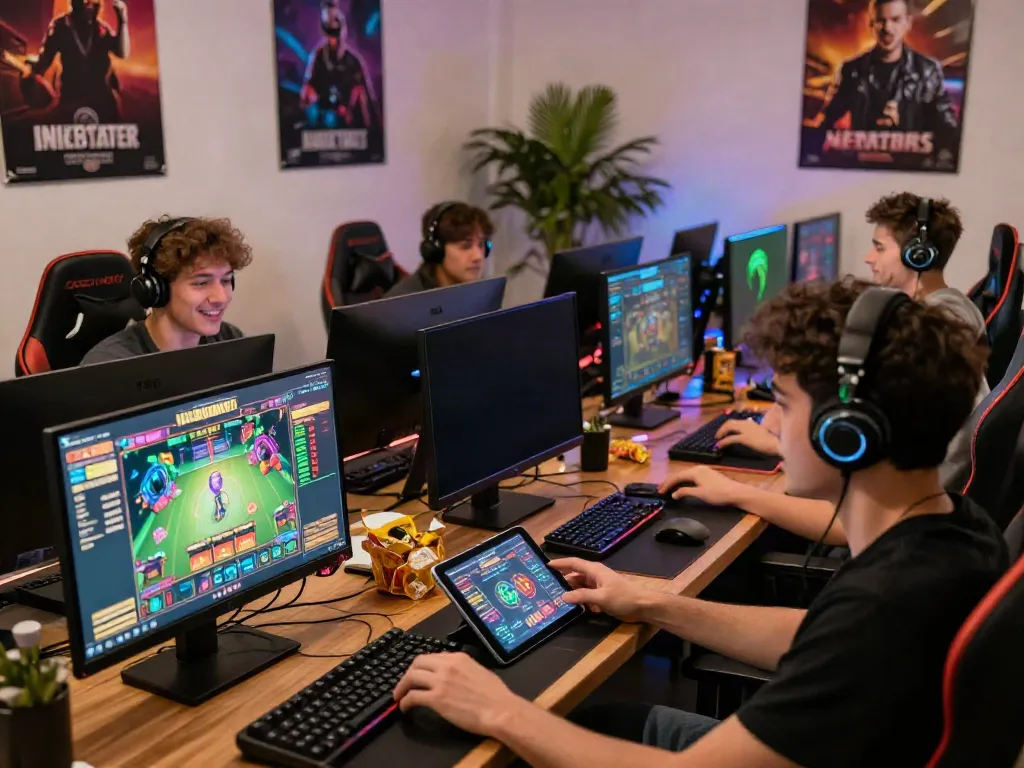 Exciting online gaming scene with players engaging at https://net88.broker/ showcasing vibrant interfaces and lively atmosphere.