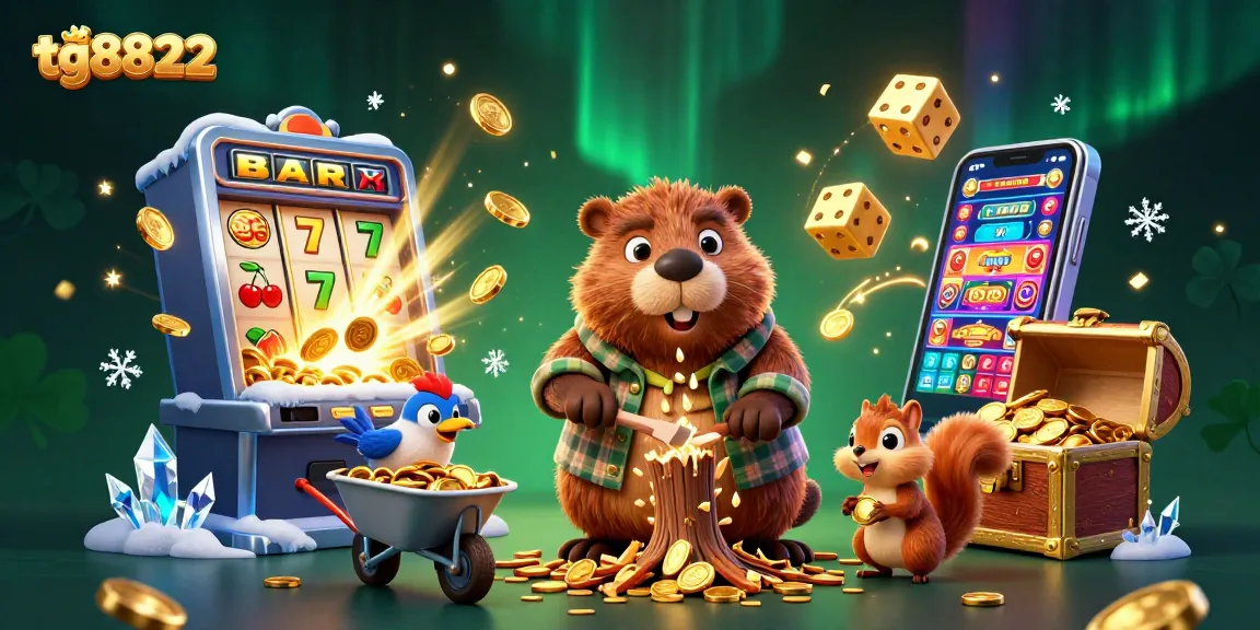 Engage in thrilling gaming action at tg8822 with interactive 3D characters and vibrant casino elements.