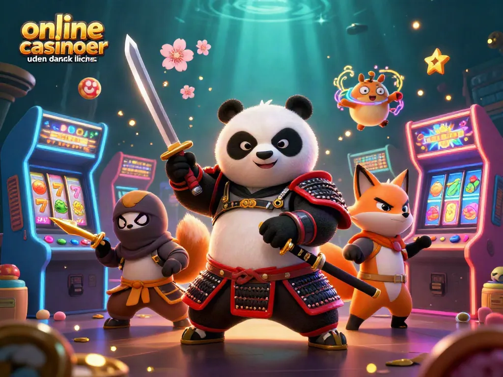 Engage with online casinoer uden dansk licens through exciting gaming adventures featuring a panda samurai.