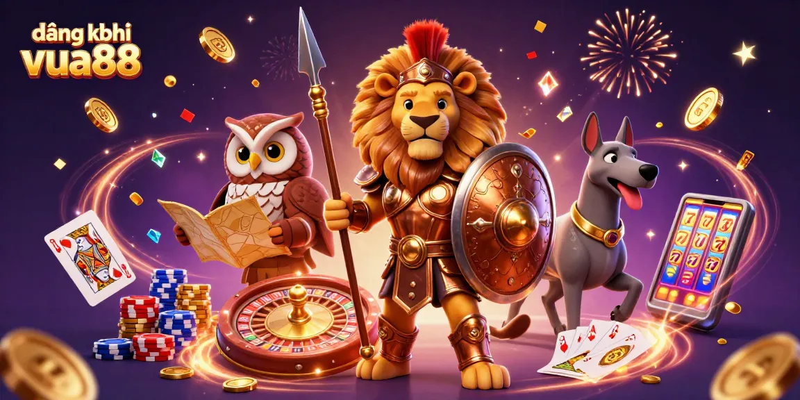 Experience the thrill of đăng ký vua88 with our vibrant casino heroes orchestrating a winning strategy.