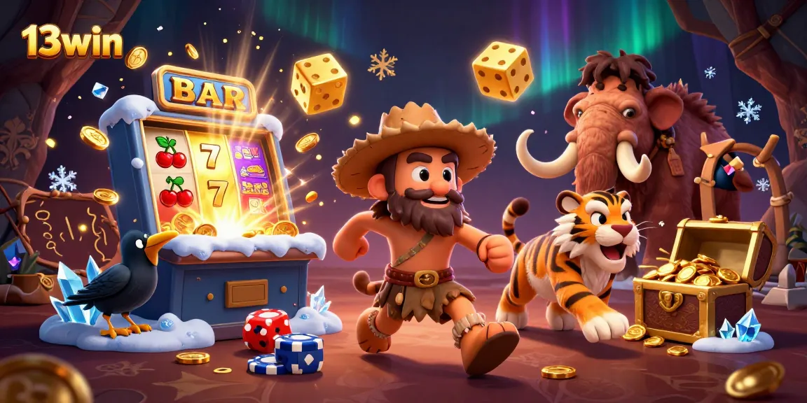 Experience thrilling gaming at 13win with vibrant slot machines and engaging casino antics.