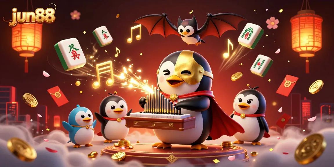 Experience the thrill at jun88 with animated scenes of fun casino elements and lucky symbols.