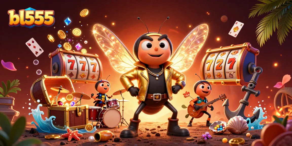 Spin mega jackpots at bl555 with exciting 3D characters and animated gaming elements.