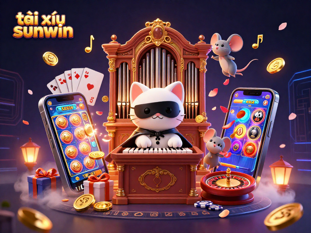 Engage in thrilling tài xỉu sunwin gameplay with colorful slot animations and dynamic casino atmosphere.