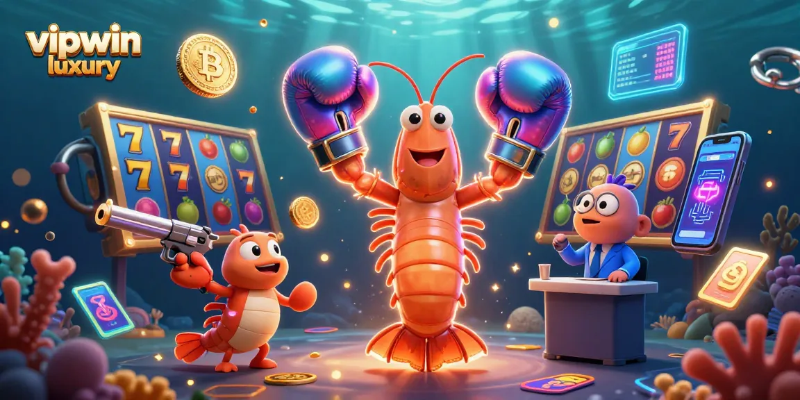 Engage in thrilling jackpot action at vipwin luxury with vibrant slot reels and unique 3D elements.