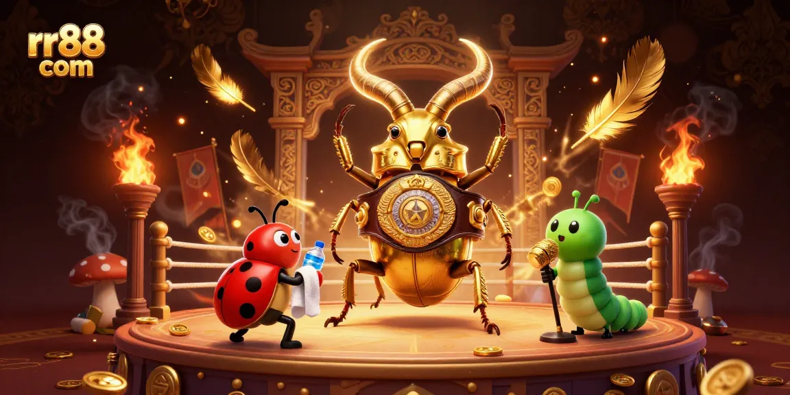 Experience thrilling gambling action at rr88 com with a vibrant arena featuring unique characters and dynamic elements.