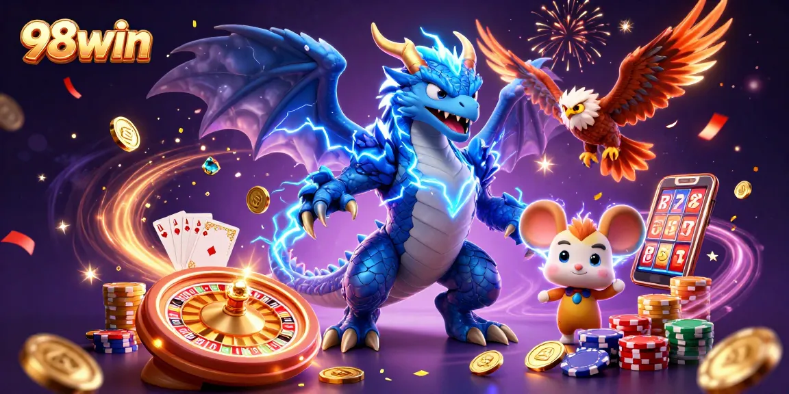 Win exciting jackpots with 98win’s vibrant casino adventures featuring thrilling characters and games.