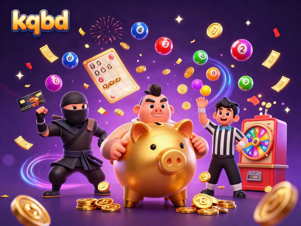 Experience kqbd live betting excitement with a dynamic golden piggy bank sumo wrestler scene.