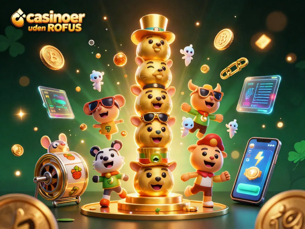 Engage with thrilling casinoer uden ROFUS and experience vibrant neon crypto elements.
