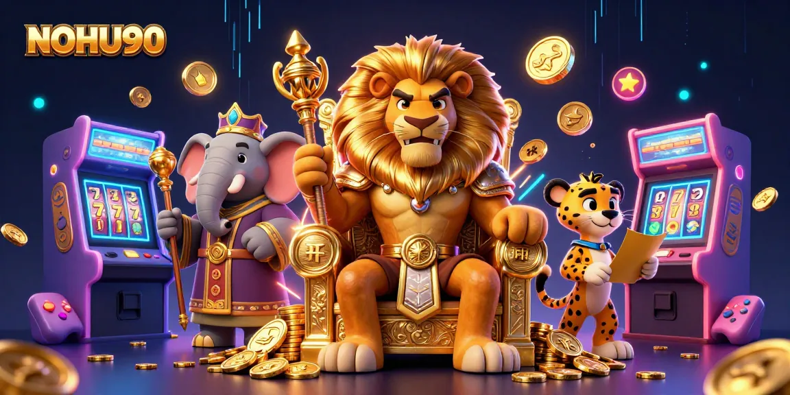 Spin the reels of NOHU90's casino games with dazzling characters in a rich 3D environment.