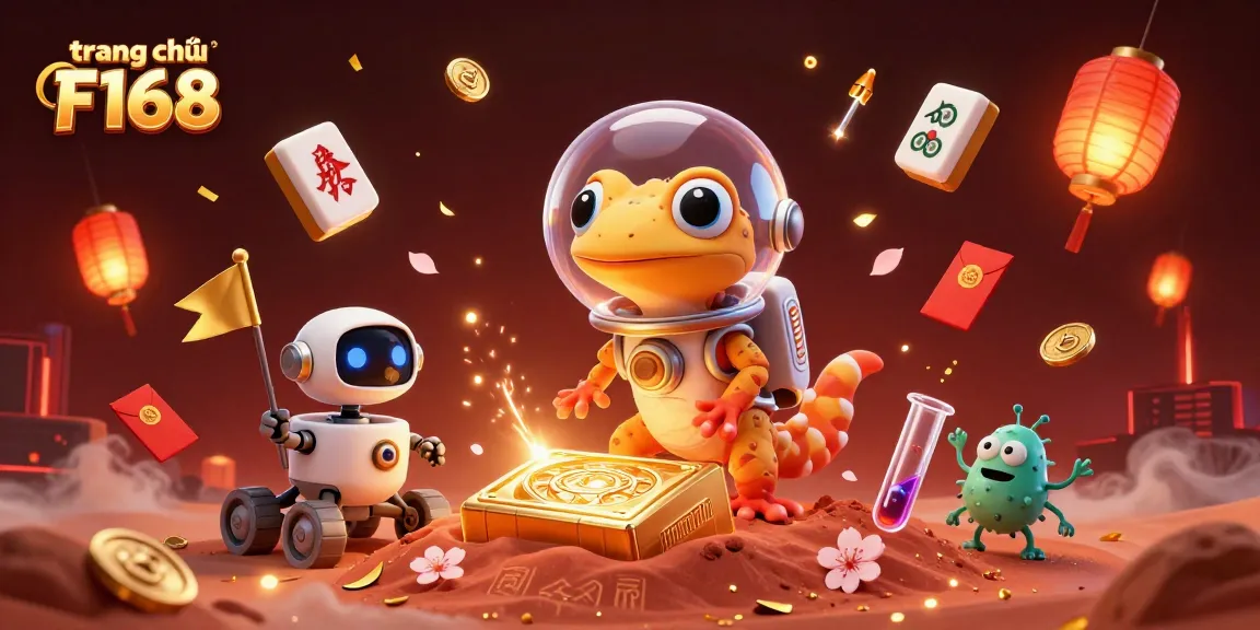 Explore the golden treasures of trang chủ F168 at this vibrant Martian casino scene.