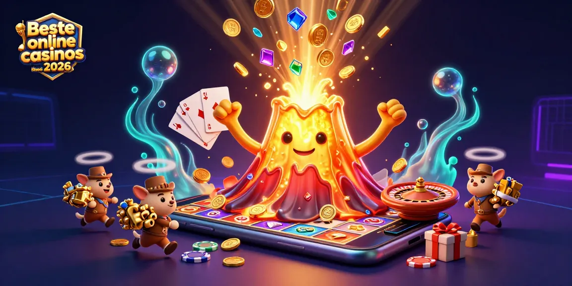Spelers ontdekken Beste online casinos Nederland 2026 met een explosie van goud en schatten in een kleurrijke 3D-scène.