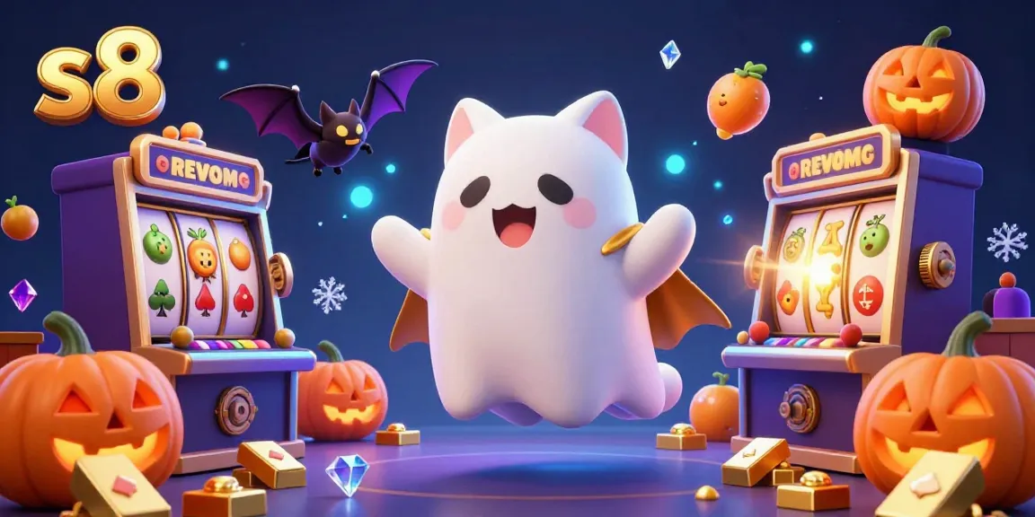 Win big with s8's enchanting online casino experience featuring cute ghost cats and slots!