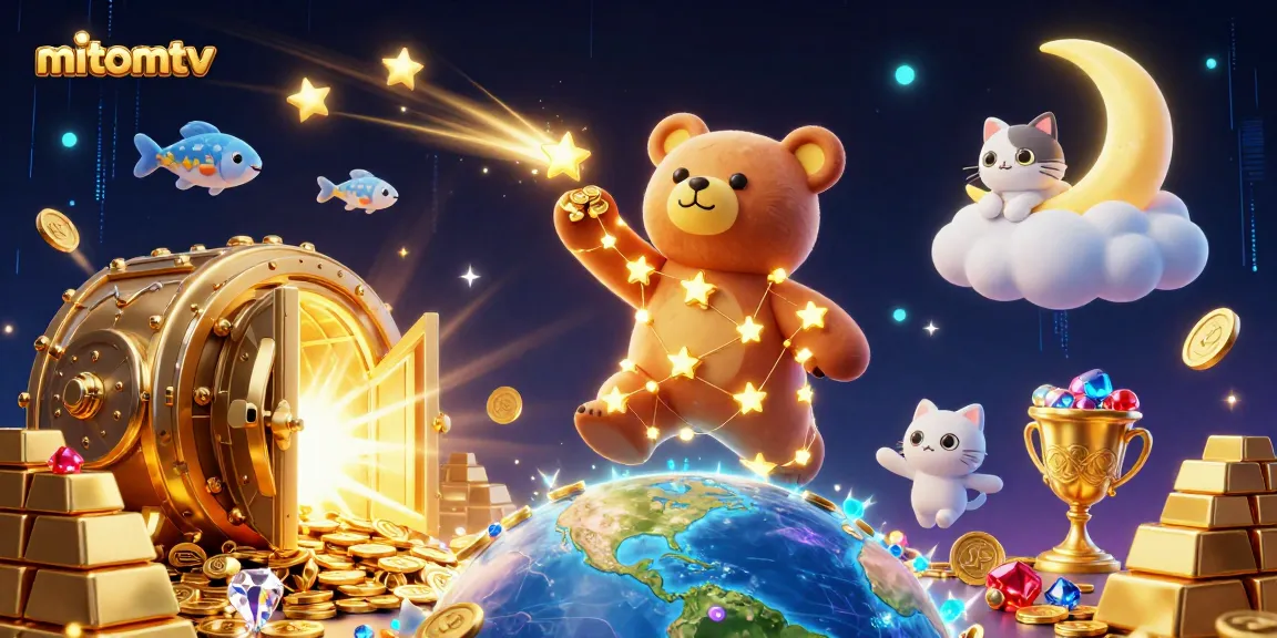 Experience the magic of mitomtv with a starry casino adventure, filled with treasure and fun!