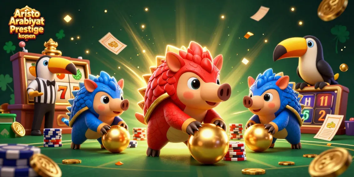 Engage in the excitement of Aristo Arabiyat Prestige kopen with vibrant casino visuals and animated gambling elements.