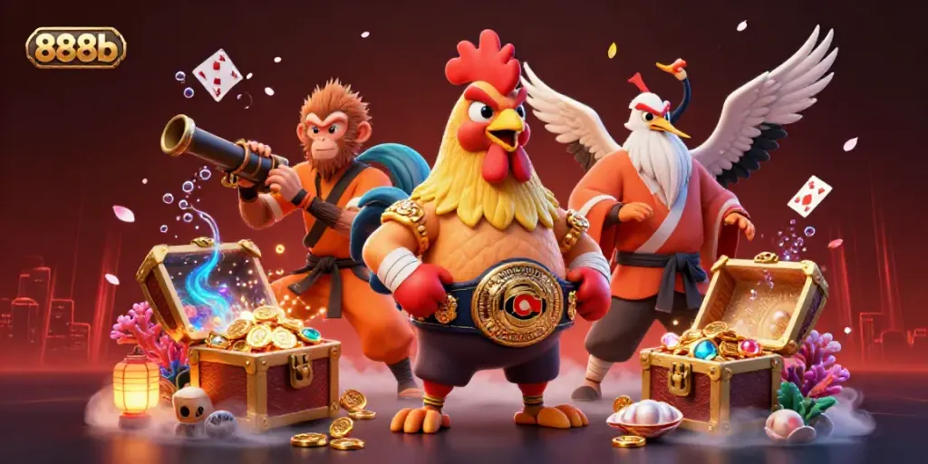 Experience the thrill of gaming with 888b’s vibrant characters and dynamic casino elements.