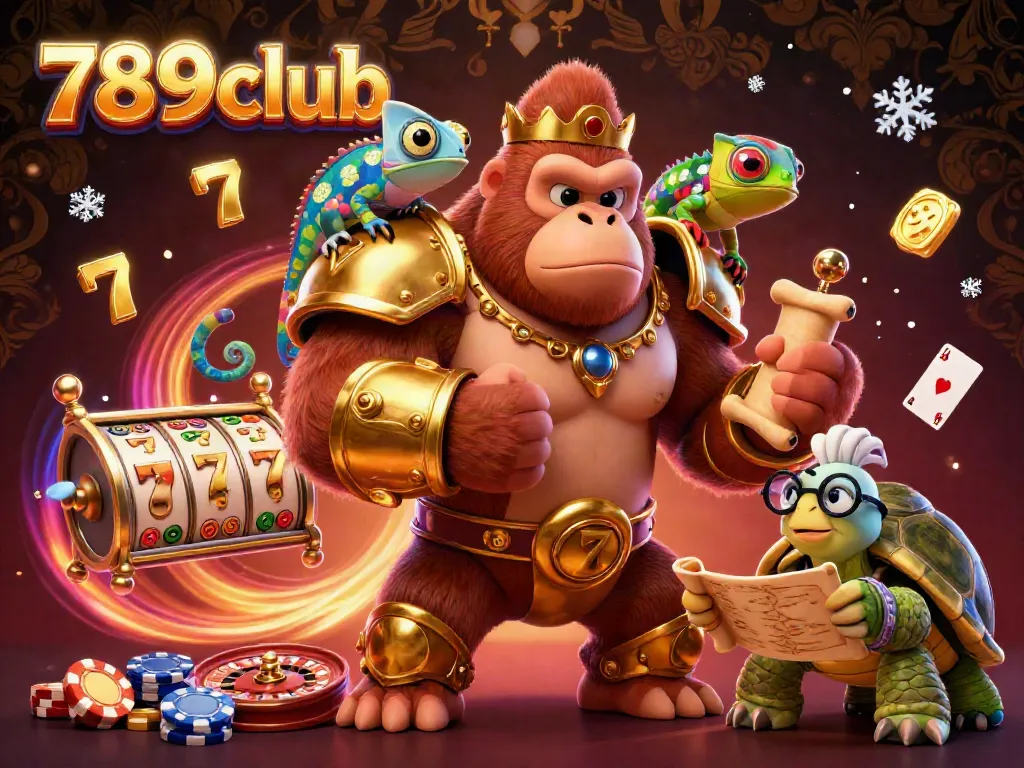 Experience the excitement of 789club in a vibrant 3D casino scene with engaging characters and dynamic game elements.