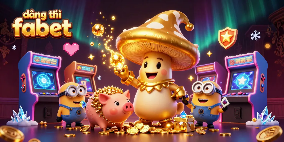Experience the magic of đăng ký fabet with a golden wizard and treasures in an engaging casino scene.